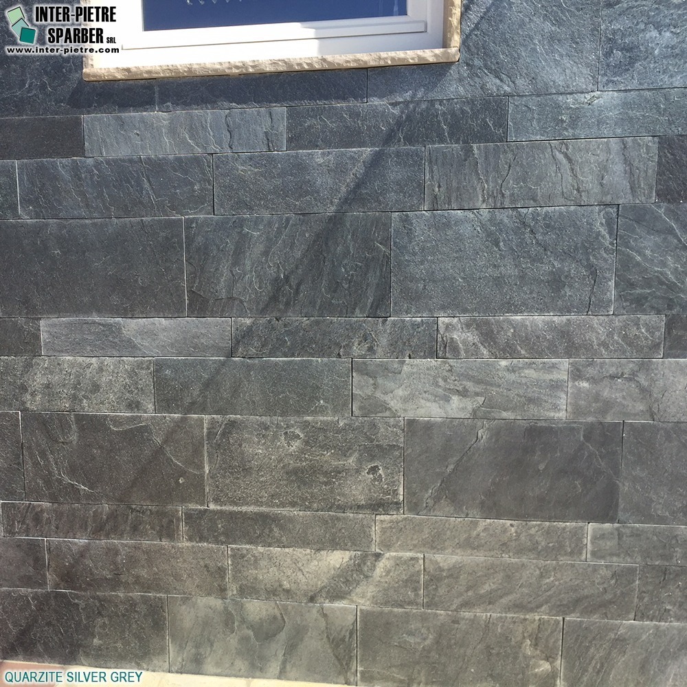 Riemchen Quarzite Silver Grey